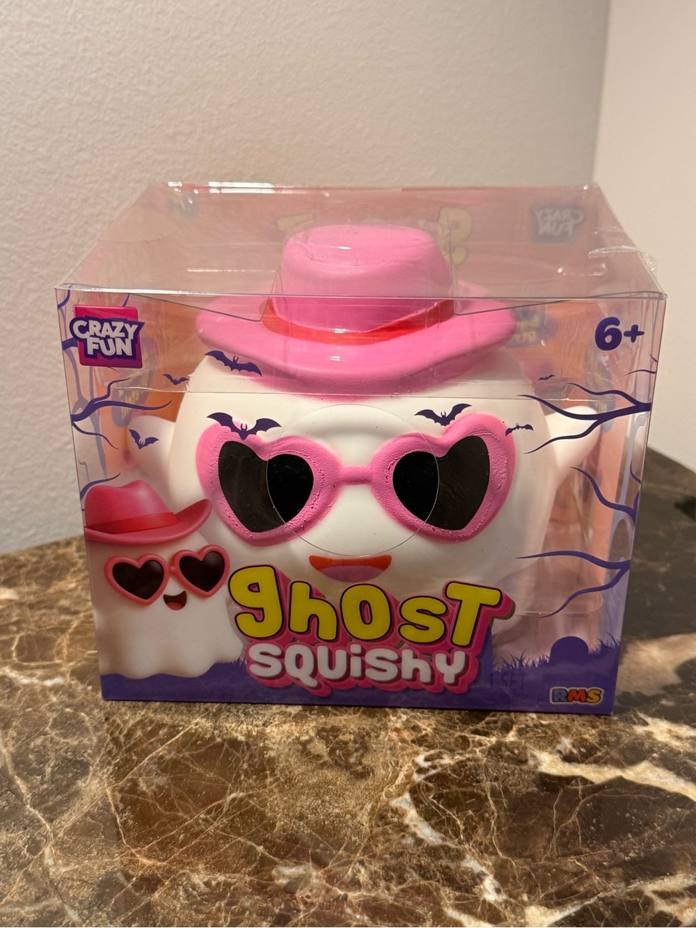 Crazy Fun Pink Ghost Squishy Kids